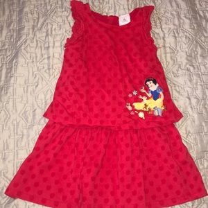 Snow White Red Polka Dot Dress